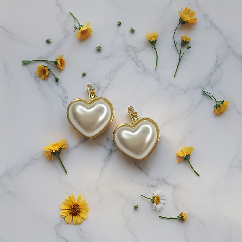 Golden Love Earrings