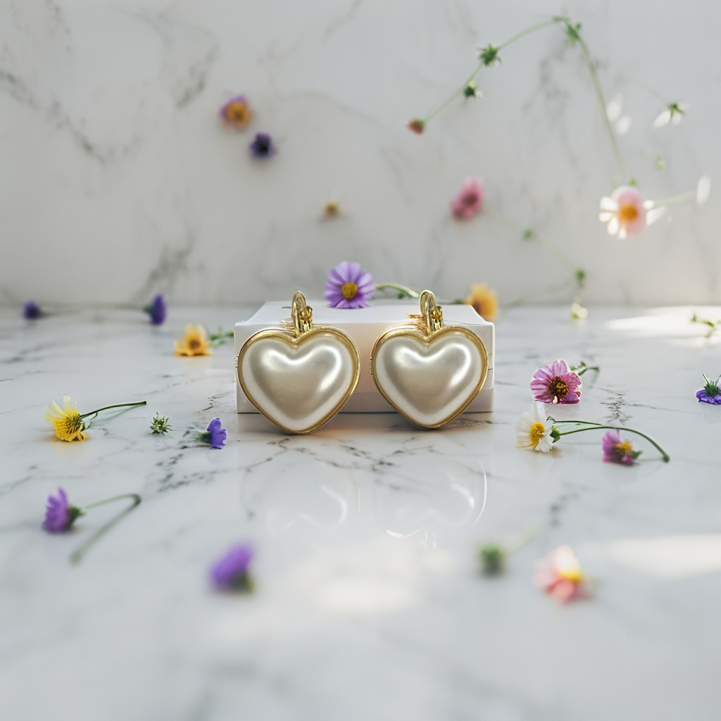 Golden Love Earrings