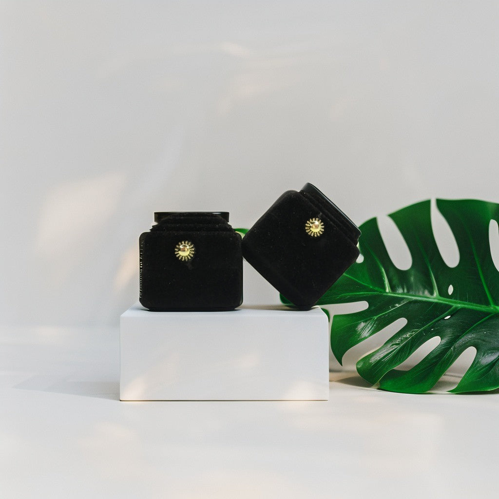 Black velvet box